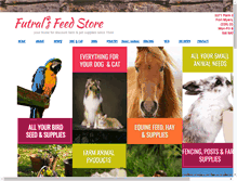 Tablet Screenshot of futralsfeedstore.com